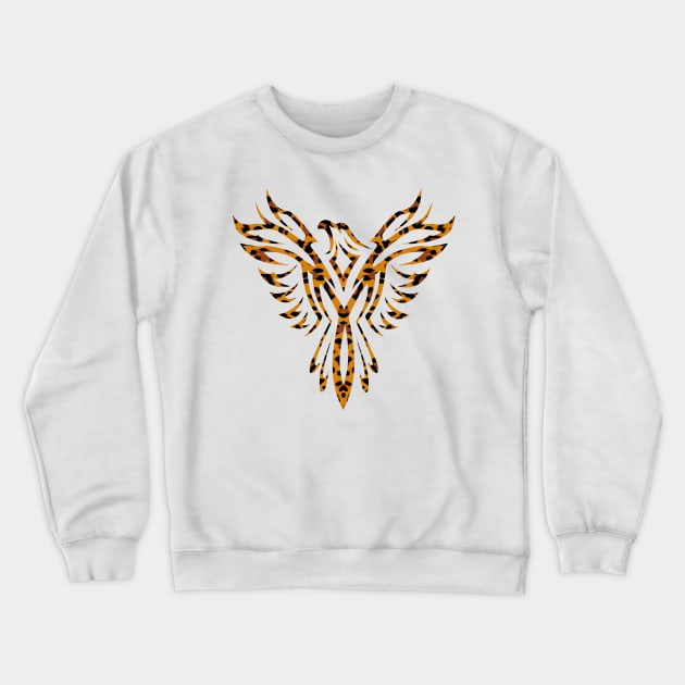 Phoenix Leopard Crewneck Sweatshirt by hudayadi